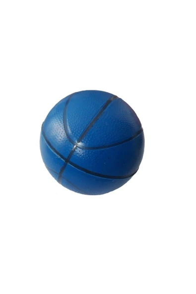 Plastik Küçük Mavi Basketbol Topu - 4