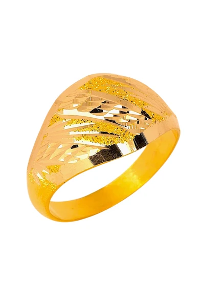 Cigold Taşsız Yüzük 14 Ayar Altın 2,66 Gr OA-K21801028913 - 4