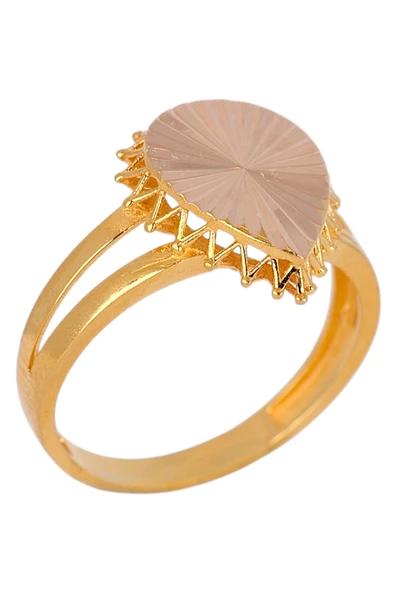 Cigold Taşsız Yüzük 14 Ayar Altın 2.21 Gr OA-K21601028927 - 2