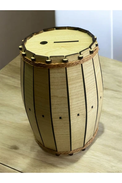 HEDİYELİK FIÇI Ahşap Kumbara Küçük boy - Resim 5