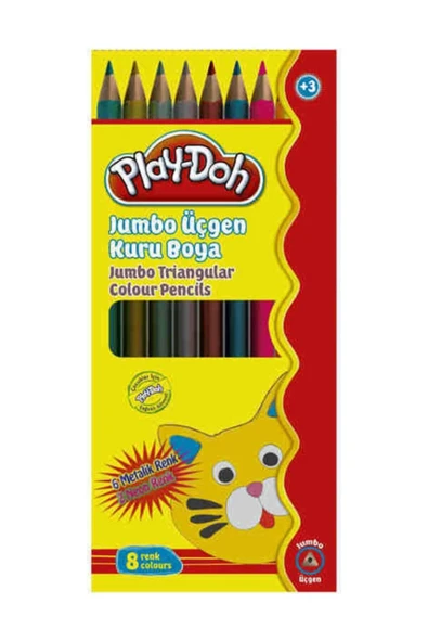 Play-doh 6 Renk Jumbo Kuruboya Ku016