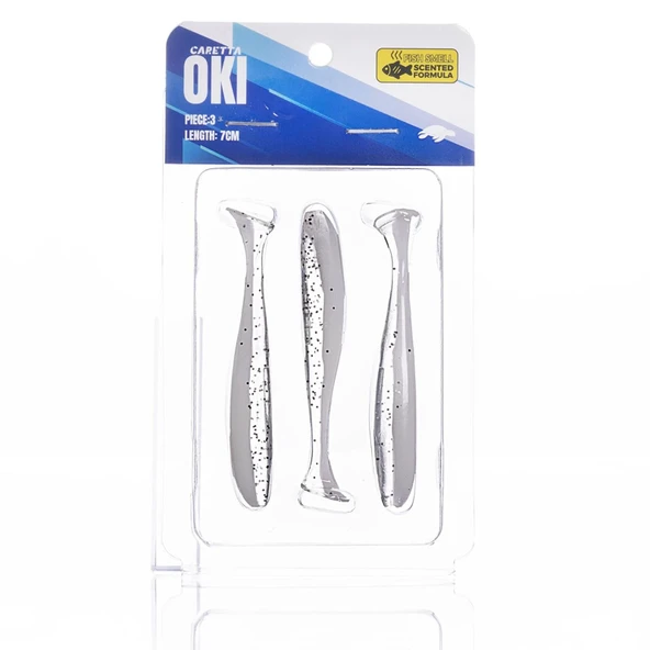Caretta Oki 7cm 2gr Silikon Yem  Color #01