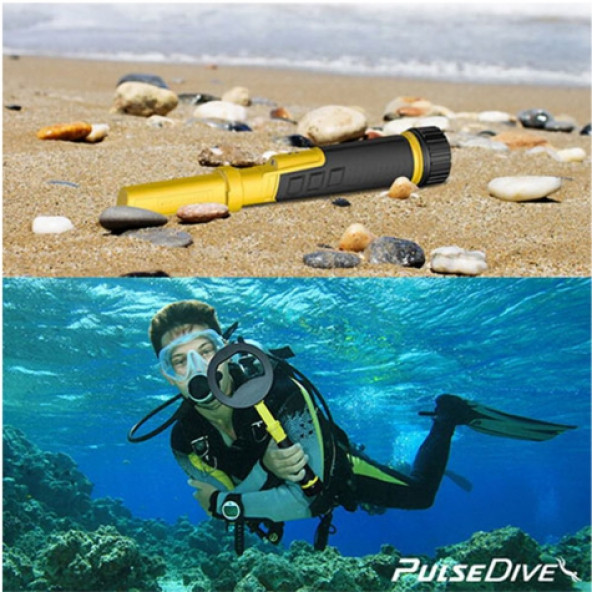 PulseDive Scuba Dedektör ve Pointer (Sarı Renk) - 5