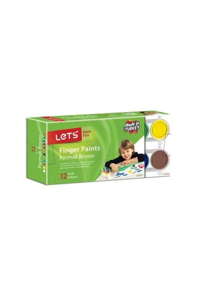 Parmak Boya 12 Renk L-5512