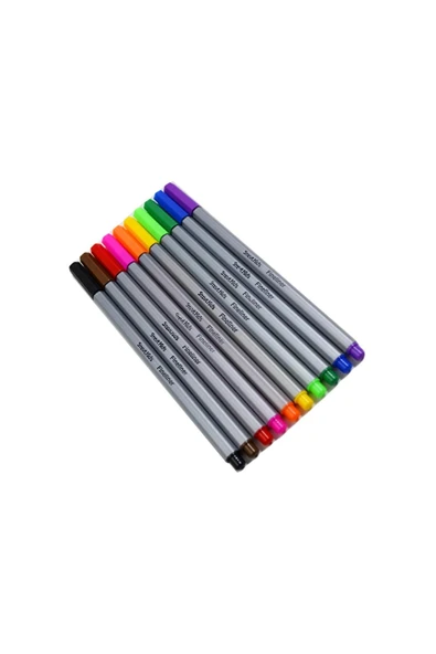 Fineliner Kalem 10 Renk - 4