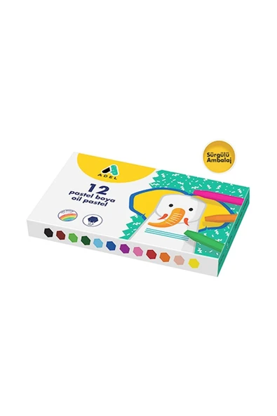 12 Li Pastel Boya Keçeli Boya Kuru Boya Ve Resim Defteri - 4
