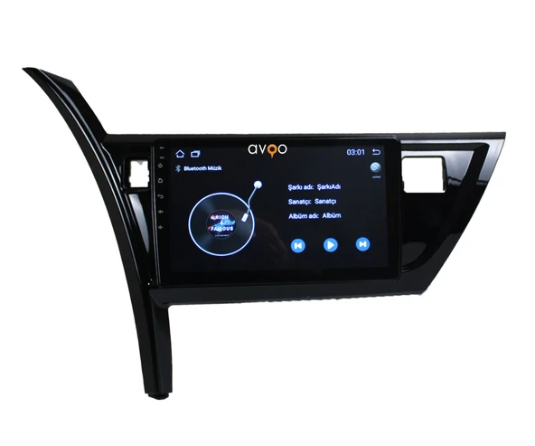 SMART GO TOYOTA  AURİS 2013/2015 10 İNÇ 2-32 - Resim 2