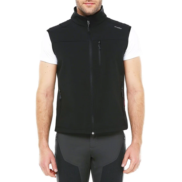EVOLİTE KRYPTON SOFTSHELL ERKEK YELEK SİYAH