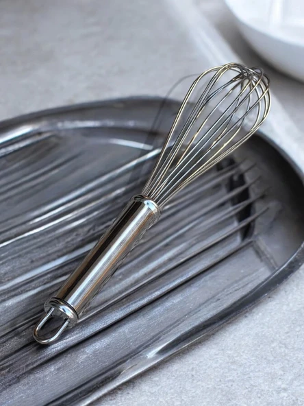 MyBru Paslanmaz Çelik Metal Saplı El Çırpıcısı (Blender) (Büyük Boy) - 2