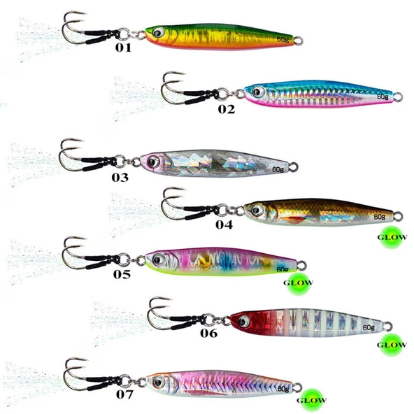 Ryuji Sniper 10cm 80gr Metal Jig Yem  06 (Glow)