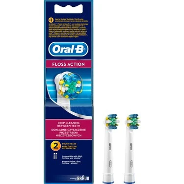 Oral-B Floss Action Clean Maximiser 2'li Diş Fırçası Başlığı