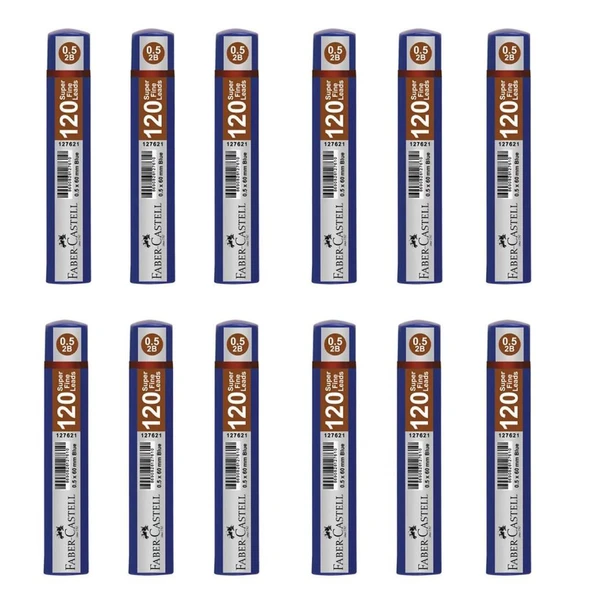 Faber-Castell Grip Min 0.5 mm 120'li Tüp Mavi - 12 Adet