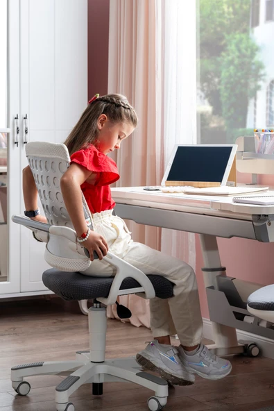 Creo Mobili Yükseklik ve Sırt Ayarlı Sirius Çalışma Sandalyesi Ofis, Bilgisayar Koltuğu Yeşil/Yeşil - 3