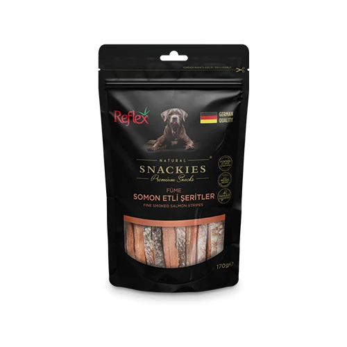 Reflex Snackies Natural Füme Somon Etli Şerit Köpek Ödül Maması 170 Gr ürün görseli
