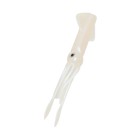 Ryuji Calamari 20cm 10,5gr Yedek Silikon Yem Renk : Pearl White UV