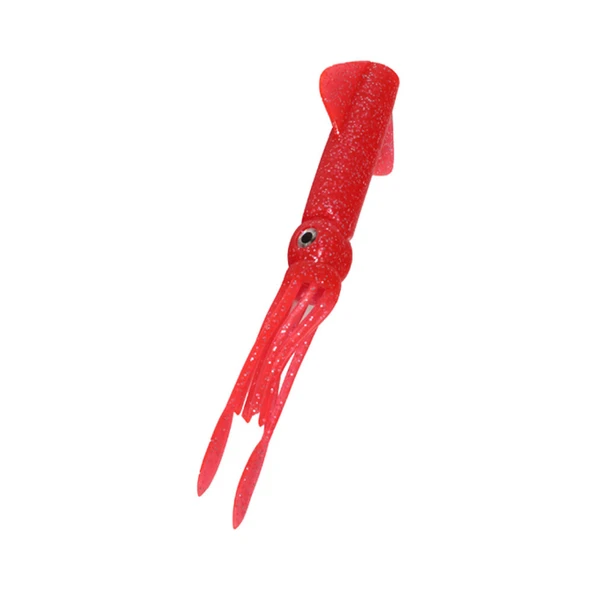Ryuji Calamari 20cm 10,5gr Yedek Silikon Yem Renk : Orange UV