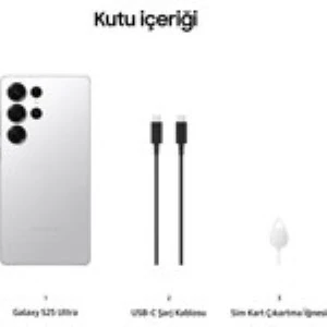 Samsung Galaxy S25 Ultra 512 GB 12 GB Ram Gümüş Cep Telefonu (Samsung Türkiye Garantili) - Resim 2