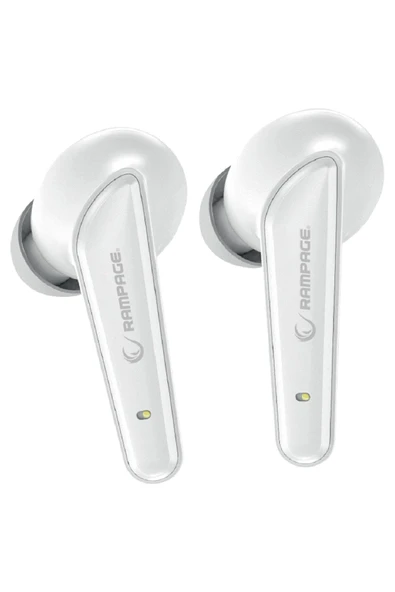 Rampage RM-TWS01G Viper TWS Bluetooth Mikrofonlu Kulak İçi Oyuncu Kulaklığı Beyaz - 3
