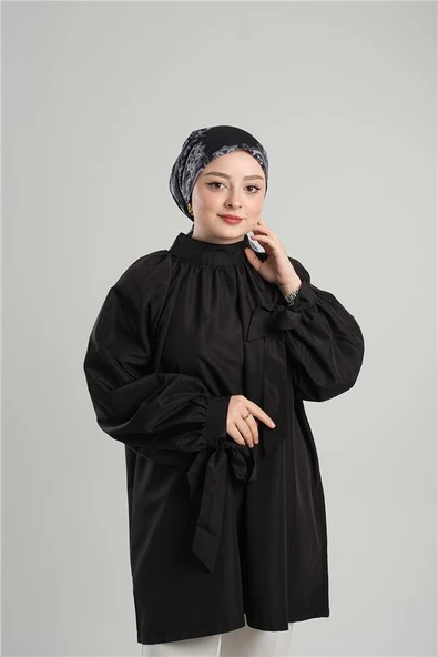 Siyah Desenli Eşarp Kesik Elyaf Pamuksu Etnik Dijital Baskılı 202207_01 ürün görseli 1