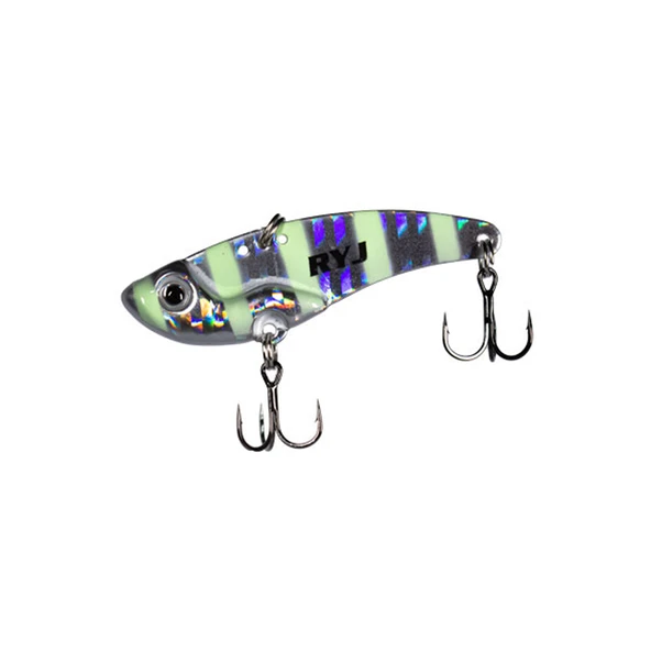Ryuji Mirror Vib 3,5cm 4gr Vibrasyon Yem Renk : Zebra Glow