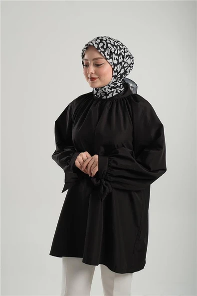 Beyaz Desenli Eşarp Kesik Elyaf Pamuksu Leopar Dijital Baskılı 202206_42 - Resim 3