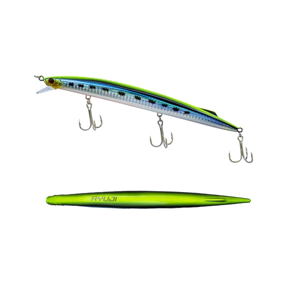 Ryuji Master Jerk Sinking 19cm 36gr Maket Yem Renk : Lemon Back