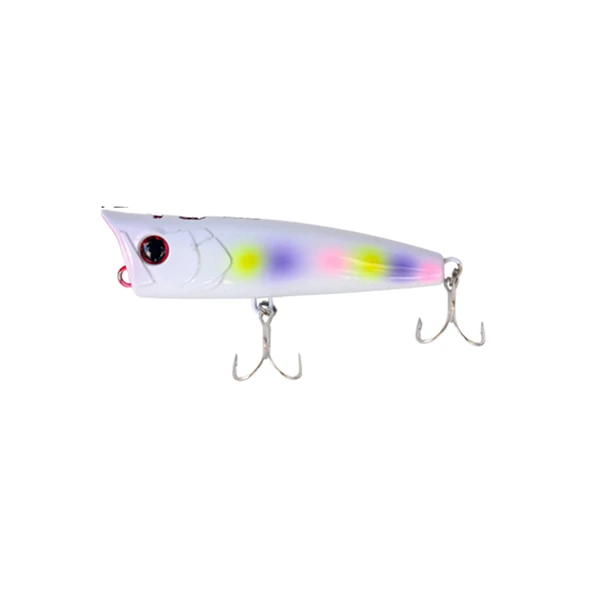 Ryuji Pop Walker 10cm 24gr Maket Yem Renk : Pearl Rainbow