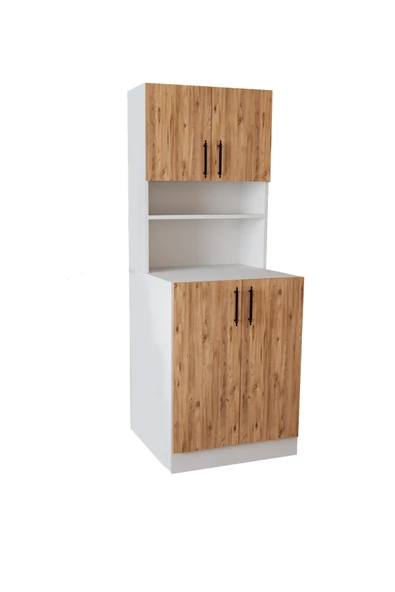 DF03101 Çamaşır Makinesi Dolabı Banyo Boy Dolabı - 9