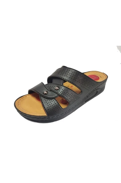 Serra 9032-25 Deri Masaj Taban Kadın Terlik ürün görseli 1