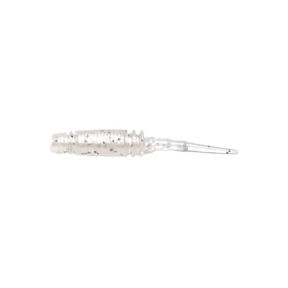Ryuji Rock Worm 4cm Kokulu Silikon Yem Renk : Pearl White