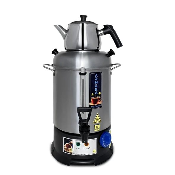 Armeka Çay Makinesi Çaymatik Elegance 6 Litre Elektrikli Çay Makinesi Çay Otomatı Semaver