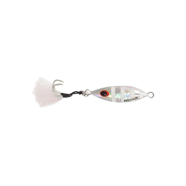 Ryuji Slow King 8,5cm 60gr Jig Yem Renk : Silver Zebra Glow