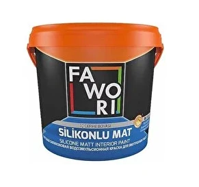 Fawori Silikonlu Mat 15 lt İç Cephe Boyası RENK SEÇİNİZ