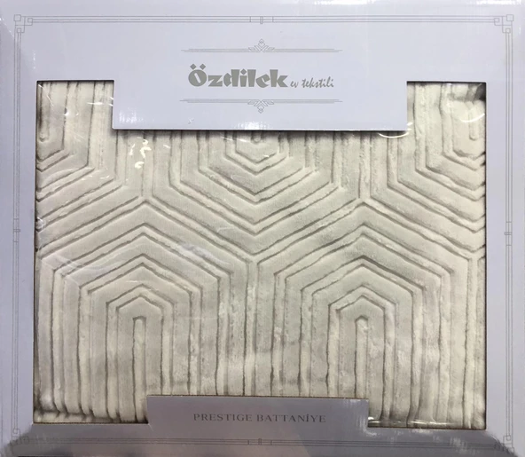 Özdilek Prestige Embos Kalın Kutulu Çift Kişilik Battaniye Kutulu 220 x 240 - 5