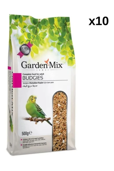 Gardenmiş Platin Muhabbet Yemi 500g x 10 Adet