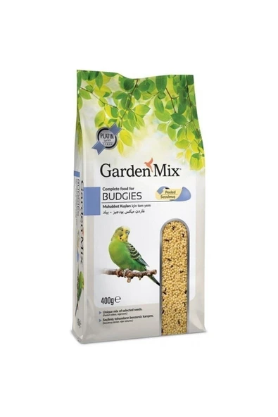 10 Adet 400 Gram Garden Mix Platin Soyulmuş Muhabbet Yemi