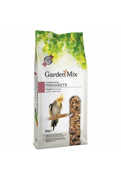 10 Adet 1 Kg Garden Mix Platin Paraket Yemi