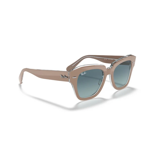 Rb 2186 12973m 49 Ray-ban State Street Güneş Gözlüğü Siyah - 5