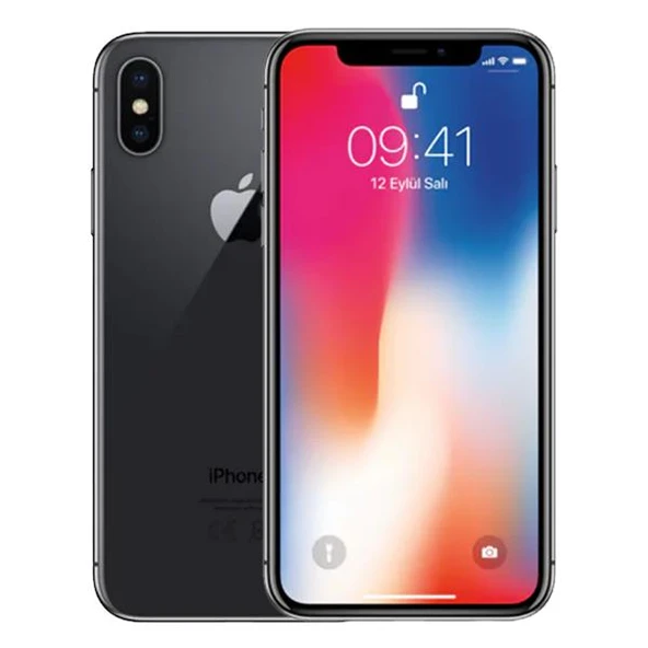 Apple iPhone X Space Gray 256GB Yenilenmiş B Kalite (12 Ay Garantili)