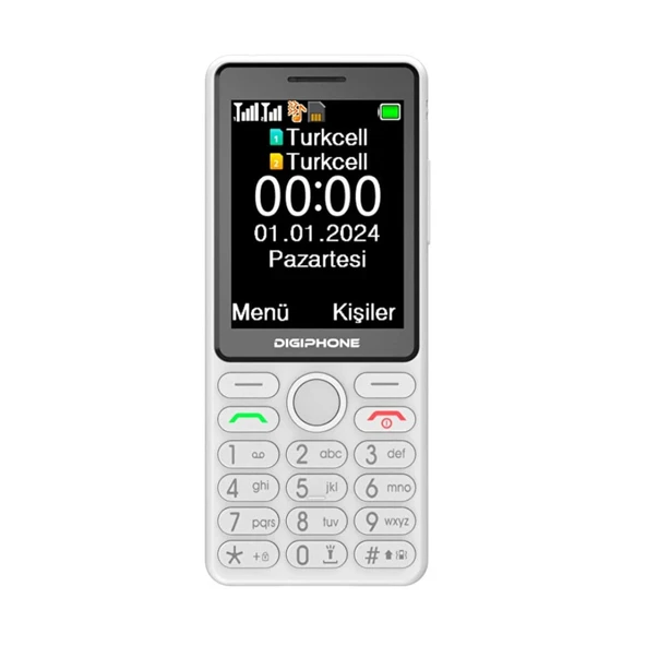 Sıfır DıgıPhone S600 White Tuşlu Telefon