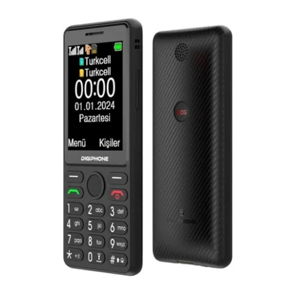 Sıfır DıgıPhone S600 Black Tuşlu Telefon