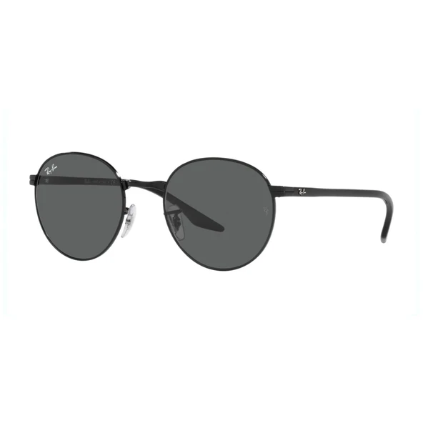 Ray-Ban 3691 002/B1 51 Unisex Siyah Yuvarlak Çerçeve Güneş Gözlüğü - 2
