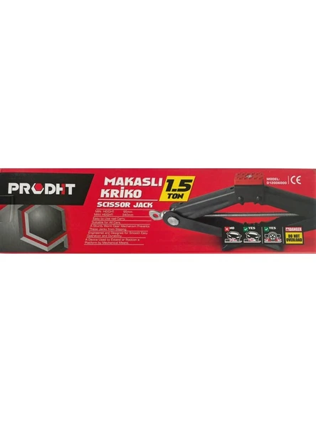 Pro Dht Makaslı Kriko 1,5 Ton D12006000