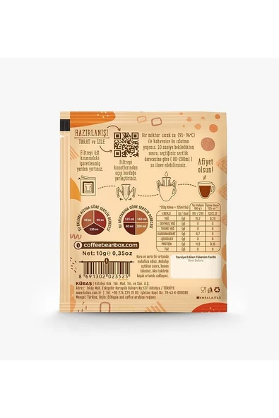 Ethiopia Filtre Kahve 10 gr X 10 Adet Aç-iç-at - 4