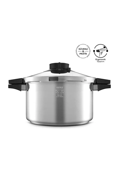 Quick And Safe Indüksiyon Tabanlı Düdüklü Tencere 7 Litre - 4