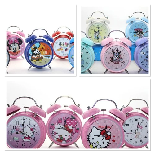 Kuromi, Hello Kitty, Mickey Mouse Masa Üstü Çalar Saat ürün görseli