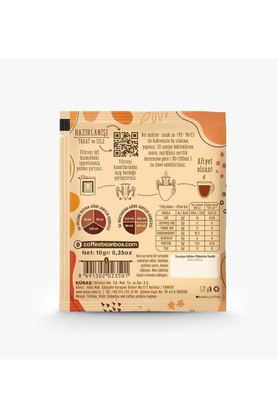 Colombia Pratik Filtre Kahve 10 gr X 10 Adet Aç-iç-at - 4
