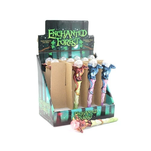 Dragonlu Polyester Işıklı Tükenmez Kalem - 3