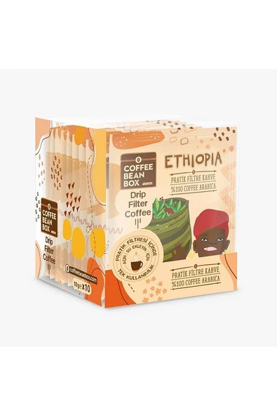 Ethiopia Filtre Kahve 10 gr X 10 Adet Aç-iç-at - 5