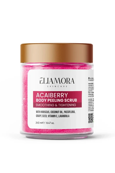 eliamora Body Scrub Besleyici Arındırıcı Nemlendirici Vücut Peelingi